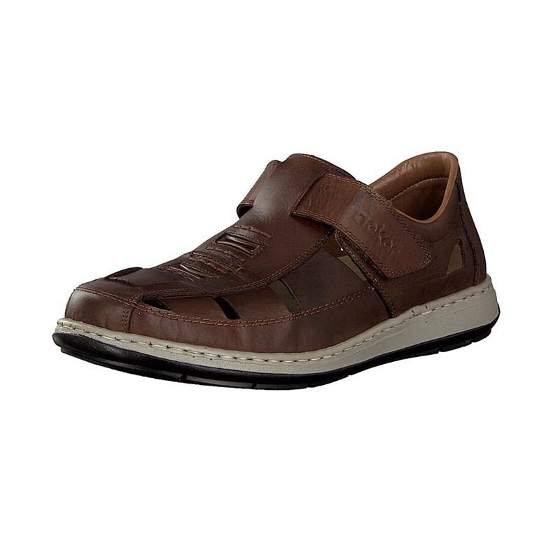 Slip On Rieker 17378-25 Para Homem - Marrom